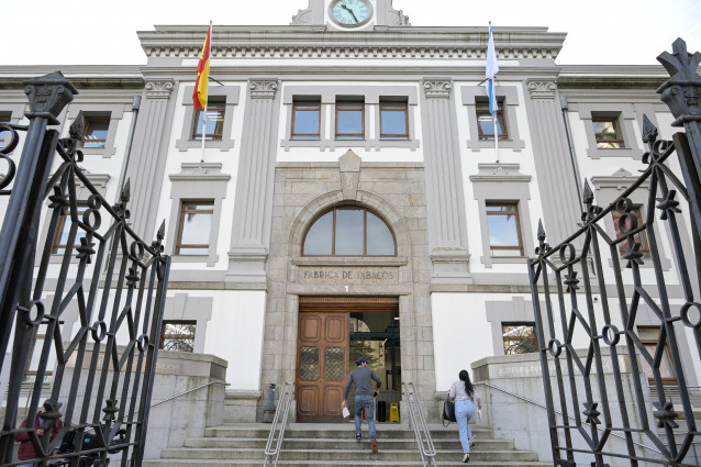 Archivo - Fachada de la Audiencia Provincial de A Coruña.