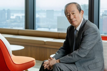 Makoto Inue CEO de Orix en una foto de la empresa de Japón