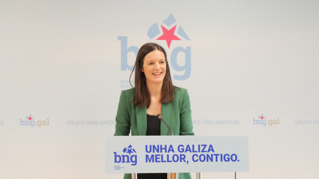 Archivo - La diputada del BNG Olalla Rodil