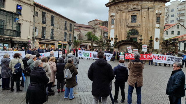 Concentración convocada por Eólica así non en Pontevedra