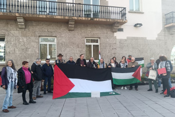 Concentración de Compostela por Palestina