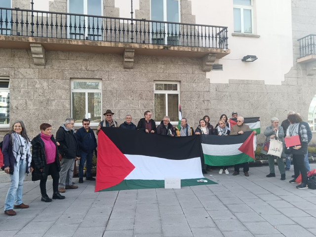 Concentración de Compostela por Palestina