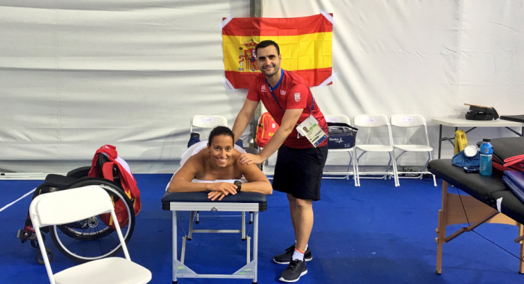 Teresa Perales, medalla de plata en 200m libre