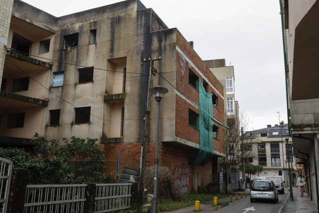 Imagen del edificio que fue registrado esta madrugada.