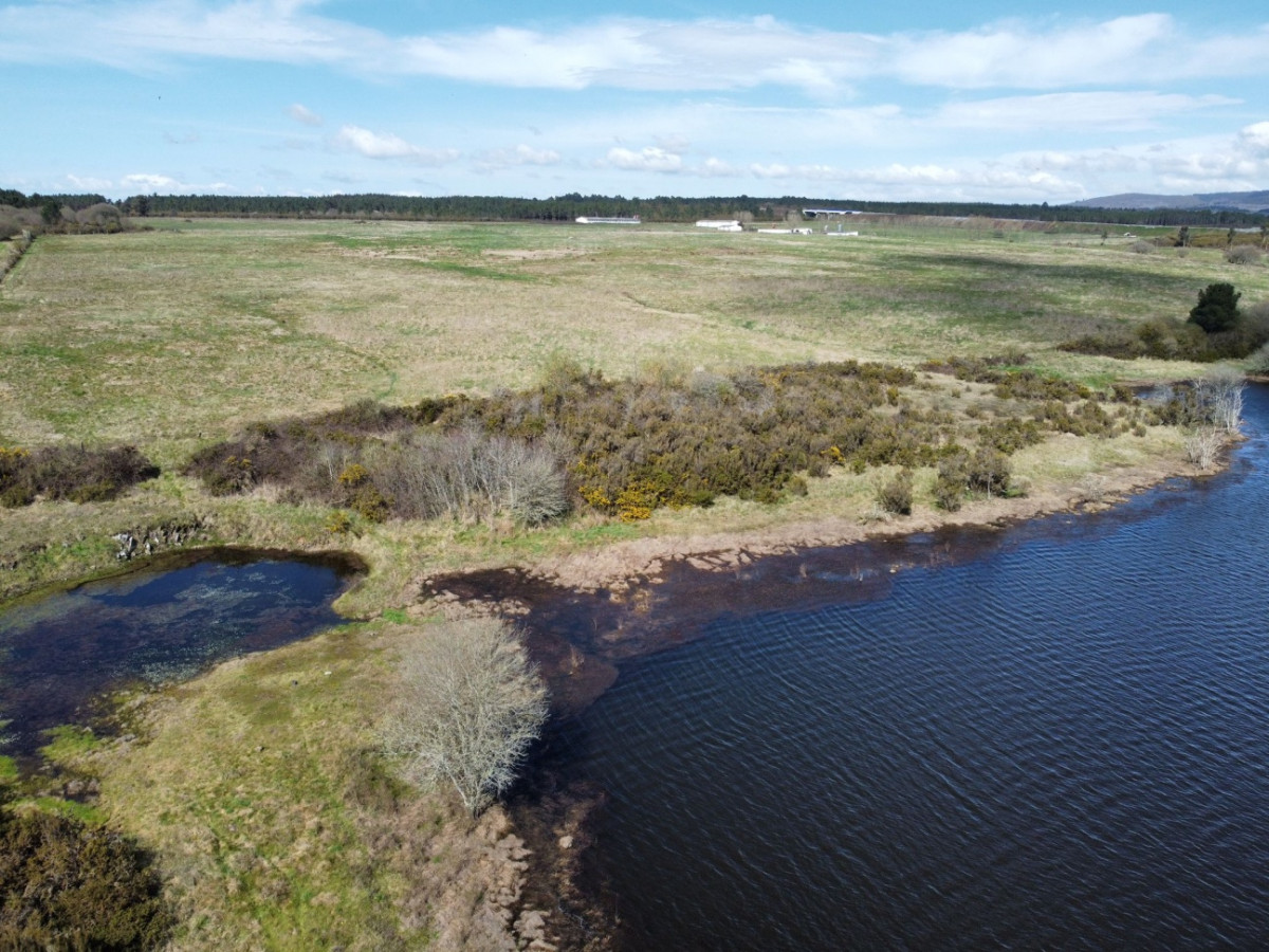 Laguna en A Ulloa, comarca donde se instalaru00e1 Altri si recibe el visto bueno ambiental de la Xunta y las subvenciones de Bruselas que gestiona el Estado