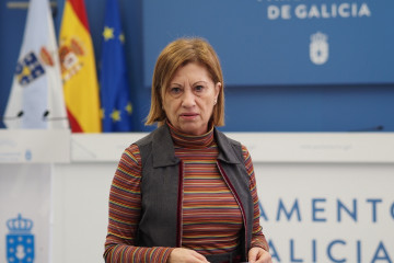 La portavoz de Sanidade del Grupo Socialista en el Parlamento de Galicia, Elena Espinosa.