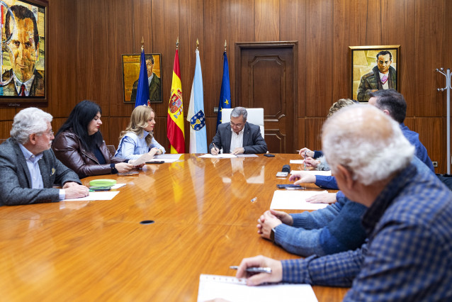 Reunión de la junta de gobierno de la Diputación de Ourense.