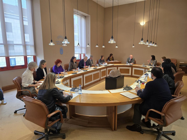 Reunión de la Xunta de Portavoces del Parlamento de Galicia