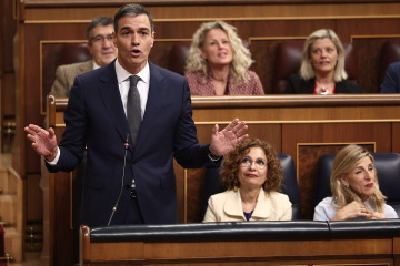 Intervención de Sánchez en el Congreso.