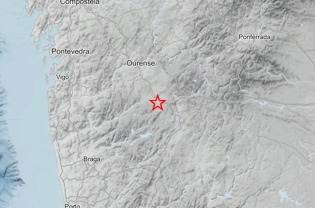 Terremoto de 3,1 de magintud con epicentro en Trasmiras