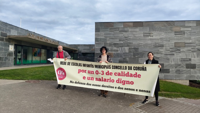 Protesta de trabajadoras de escuelas infantiles municipales