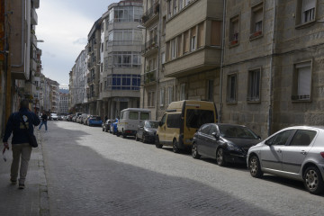 Zonas registradas por la Guardia Civil, a 18 de febrero de 2025, en Ourense, Galicia (España). La Guardia Civil ha desplegado en la mañana de este martes un amplio dispositivo en el centro de la ciu