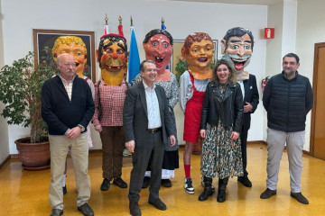 Presentación de la programación del Entroido 2025 en el Ayuntamiento de Vigo.