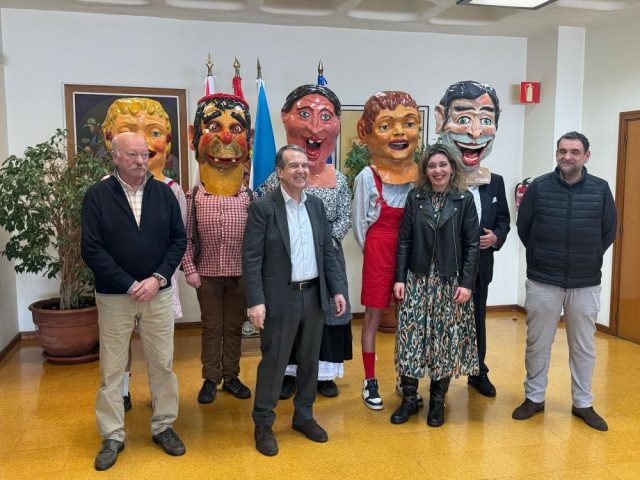 Presentación de la programación del Entroido 2025 en el Ayuntamiento de Vigo.