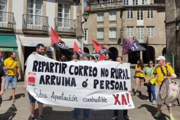 Una pasada movilización de Correos