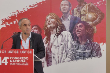 El secretario xeral de UGT Galicia, José Antonio Gómez