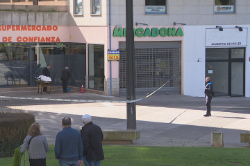 Lugar de la caída en la Avenida Marqués de Ombreiro