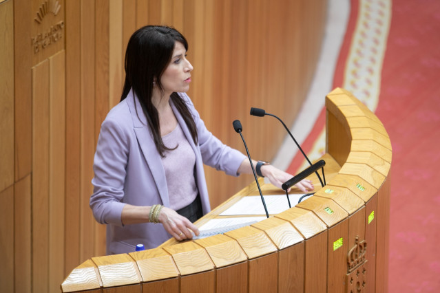 La conselleira de Vivenda e Planificación de Infraestruturas, María Martínez Allegue