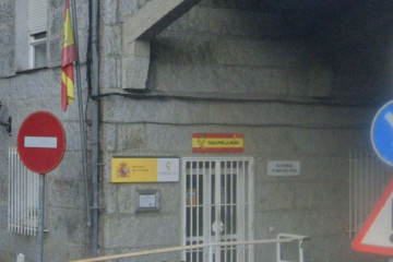 Puesto de la Guardia Civil en Padrenda, Ourense, en una imagen de Google Maps