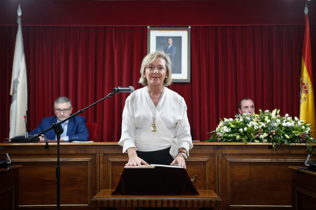 Archivo - Lugo. Paula Alvarellos, hasta ahora concejala de gobernanza, elegida alcaldesa de Lugo con los votos de su partido, Psoe, y del BNG.