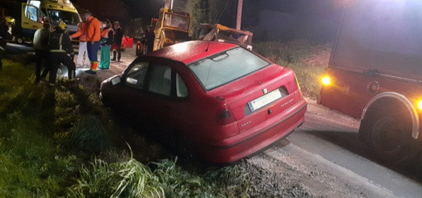 Imagen del vehículo accidentado.