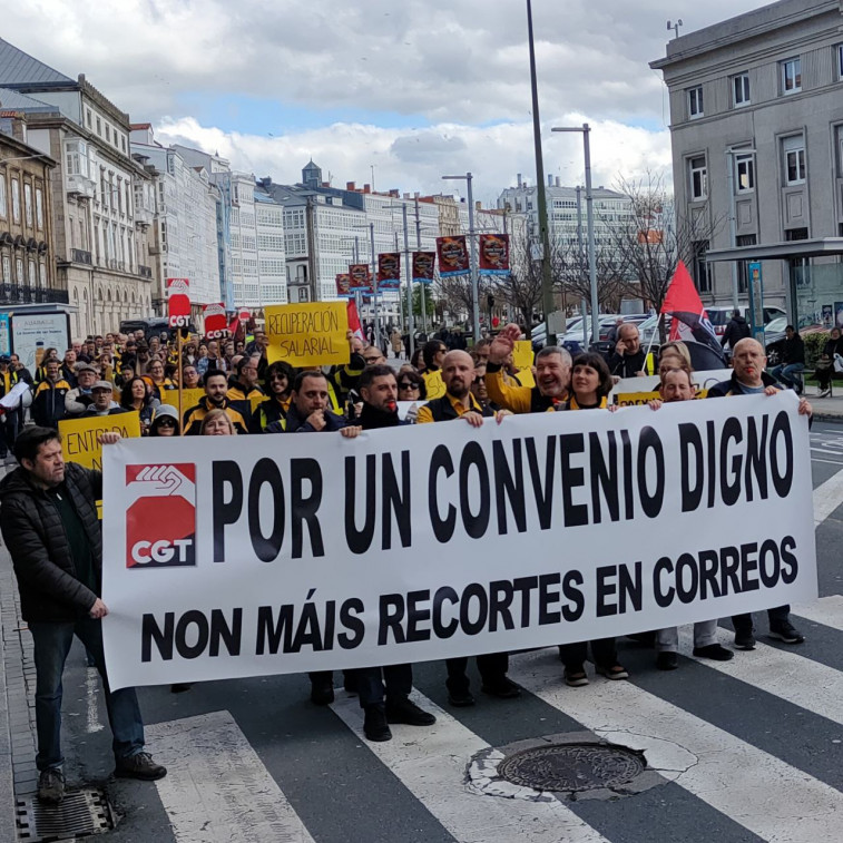 Trabajadores de Correos marcharán este 5 de marzo en Santiago en defensa de sus condiciones laborales