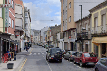 Calle Diego Pazos de Sarria en una imagen de Google Street View