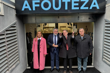 Visita del presidente del CSD, José Manuel Rodríguez Uribes, al estadio municipal Abanca Balaídos de Vigo, a 5 de marzo de 2025