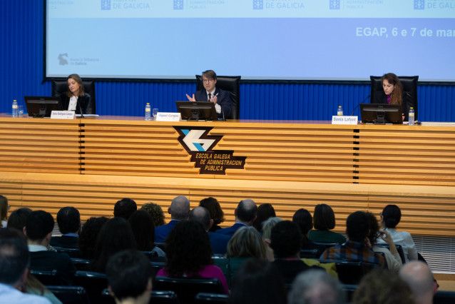 El conselleiro de Facenda e Administración Pública, Miguel Corgos, participa en las jornadas de la Atriga