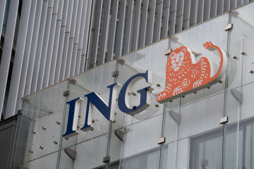 Archivo - Fachada del banco ING, a 3 de octubre de 2024, en Barcelona, Cataluña (España).