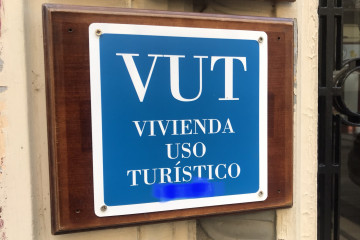 Cartel de Vivienda de Uso Turístico (VUT)