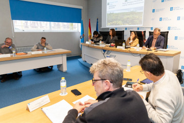 La directora general de Patrimonio Natural, Marisol Díaz, este viernes durante una reunión con el Comité Gallego de Caza