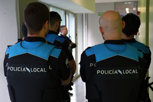 Agentes de la Polícía Local de Lugo