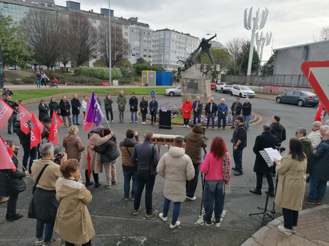 Acto de recuerdo a Amador Rey y Daniel Niebla en Ferrol