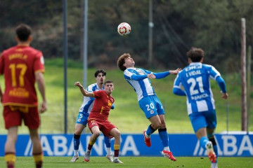 El partido entre el Fabril y el Rayo Cantabria en una imagen del club cántabro