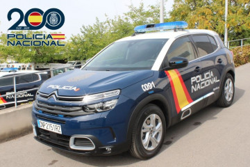 Coche patrulla de la Policía Nacional