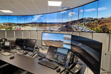 Imagen de la torre digital del Aeropuerto de Vigo.