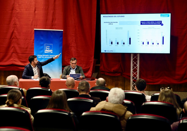 Presentación del informe de Cobre San Rafael.