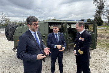 El delegado del Gobierno en Galicia, Pedro Blanco, visita Urovesa