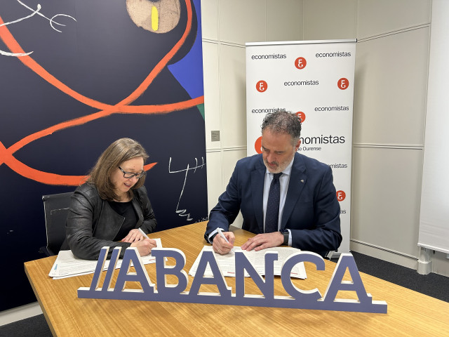 Convenio de colaboración entre Abanca y el Colegio de Economistas de Ourense