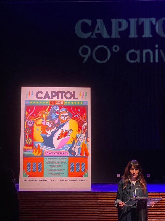 Rebeca Losada, ilustradora del cartel del 90 aniversario de la Sala Capitol