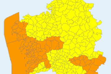 Alertas de Meteogalicia para el jueves