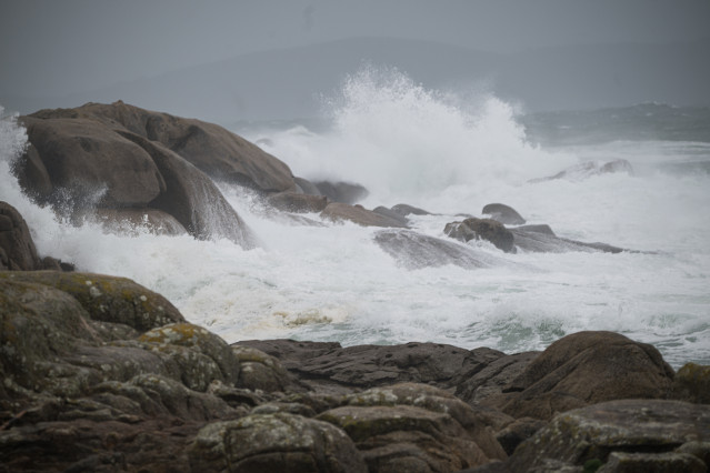 Archivo - Olas en Galicia.