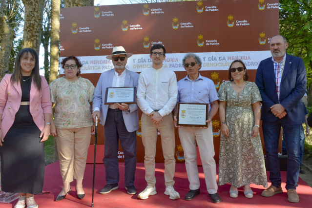 Celebración del primer Día da Memoria Democrática de Padrón