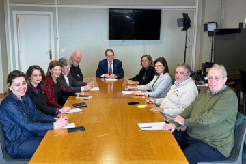 Reunión del gobierno local con el equipo redactor del nuevo Plan General de Ordenación Municipal (PGOM).