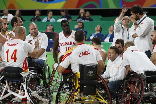 ​Dous galegos, na final dos xogos paralímpicos de baloncesto