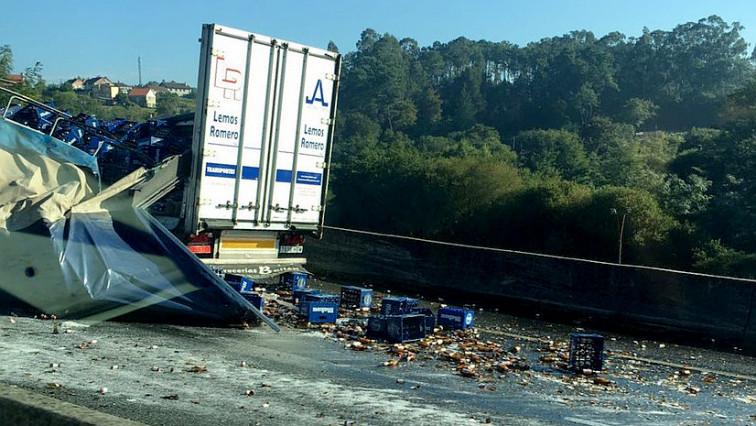 ​La A-55 acumula accidentes en pocos días