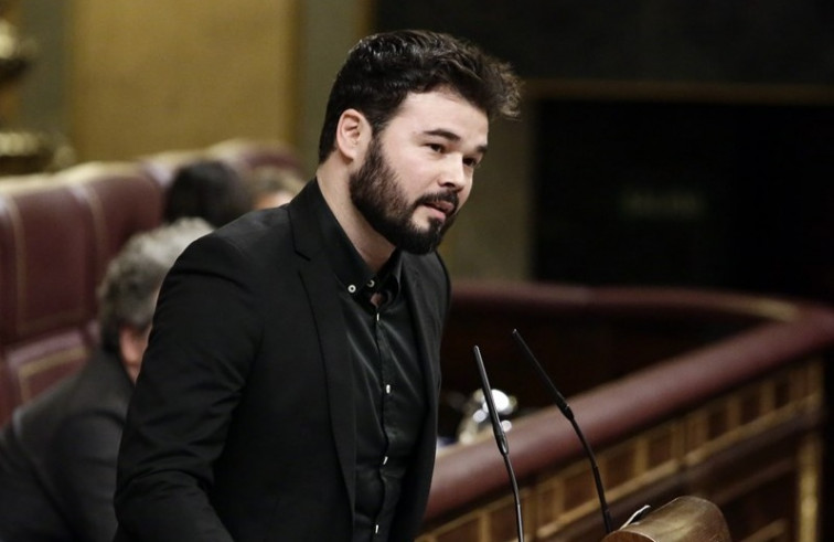 Rufián carga contra el PSOE por facilitar la investidura de Rajoy