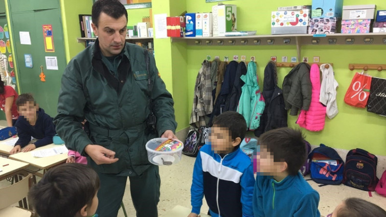 ​Alarma en un colegio de Poio por una serpiente que se coló dentro