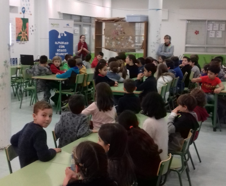 ​Obra Social La Caixa y Agaca educan en alimentación sana a unos 50 estudiantes de Ferrol